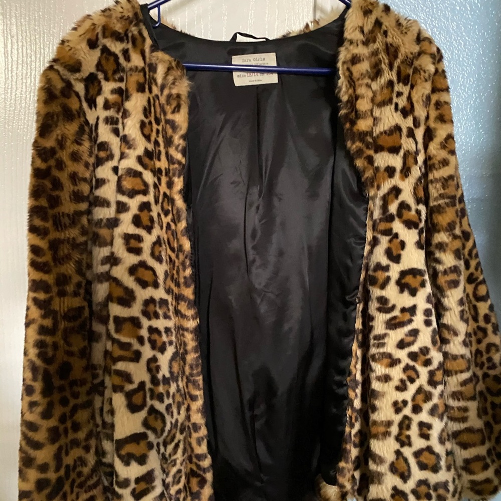 Zara Cheetah Print Coat